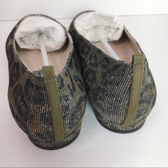 SJP Sarah Jessica Parker Women Story Leopard Print Shimmer Ballet Flats 35.5 5.5 - Picture 9 of 16